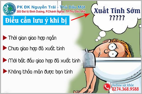 Những điểm đáng lưu tâm về xuất tinh sớm