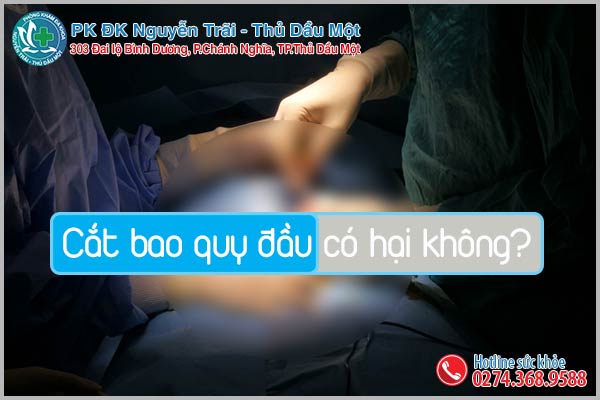 Cắt bao quy đầu có hại không?