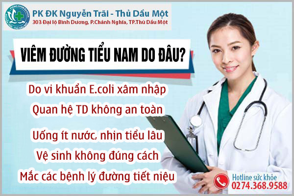 Nguyên nhân gây viêm đường tiểu nam cần lưu ý