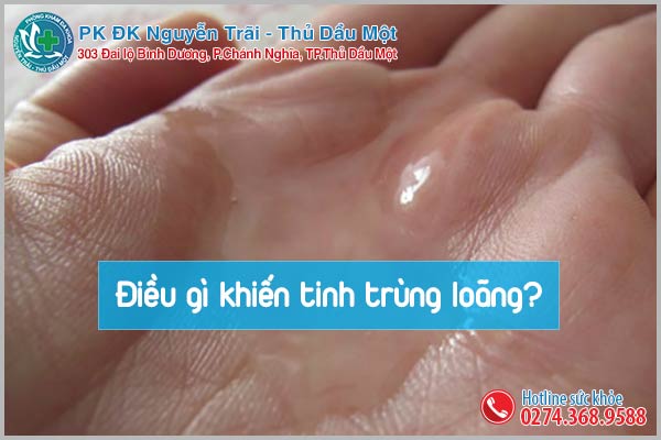 Điều gì khiến tinh trùng loãng?