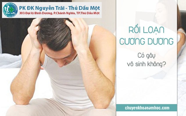 Rối loạn cương dương gây vô sinh ở nam giới